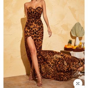Zelda Leopard Maxi Dress | Never Worn